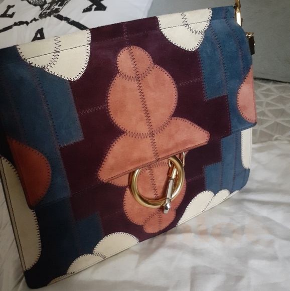 Chloe multicolor patchwork faye bag - Picture 7 of 8